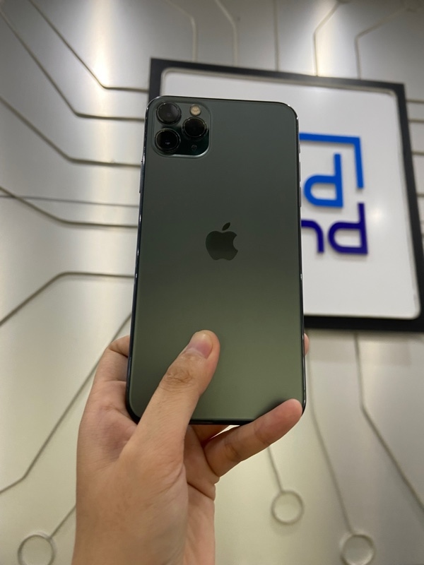 Điện thoại iPhone 11 Promax - LL/A - 64GB - Pin 82% đã thay pin linh kiện - Màu xanh - Ngoại hình: 97% - Màn linh kiện - Body