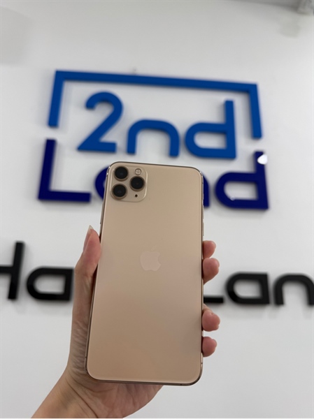 Điện thoại iPhone 11 Promax - LL/A - IOS 17.6.1 - 64GB - Màu Rose Gold - Pin 100% - Ngoại hình 98% - Màn 1 chấm mực - Kèm sạc