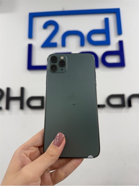 Điện thoại iPhone 11 promax - Máy lock - J/A - IOS 18.6 - 256GB - Màu xanh lá - Pin 100% - Ngoại hình 97% - Màn ép kính , trầy màn , tróc sơn , cấn góc - Kèm sạc