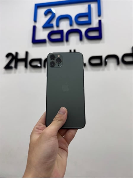 Điện thoại iPhone 11 Promax - Máy mã N - LL/A - 64GB - IOS 26.1 - Pin 100% thay new - Màu xanh - Ngoại hình 97% - Màn linh kiện ám cháy sáng - Body
