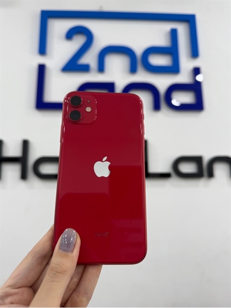 Điện thoại iPhone 11 - VC/A - IOS 18.5 - 64GB - Màu đỏ - Pin 100% thay new - Ngoại hình 97% - Màn trầy , viền tróc sơn nhiều , màn phản quang 1 đốm lớn , ám vàng , hở sáng - Kèm sạc
