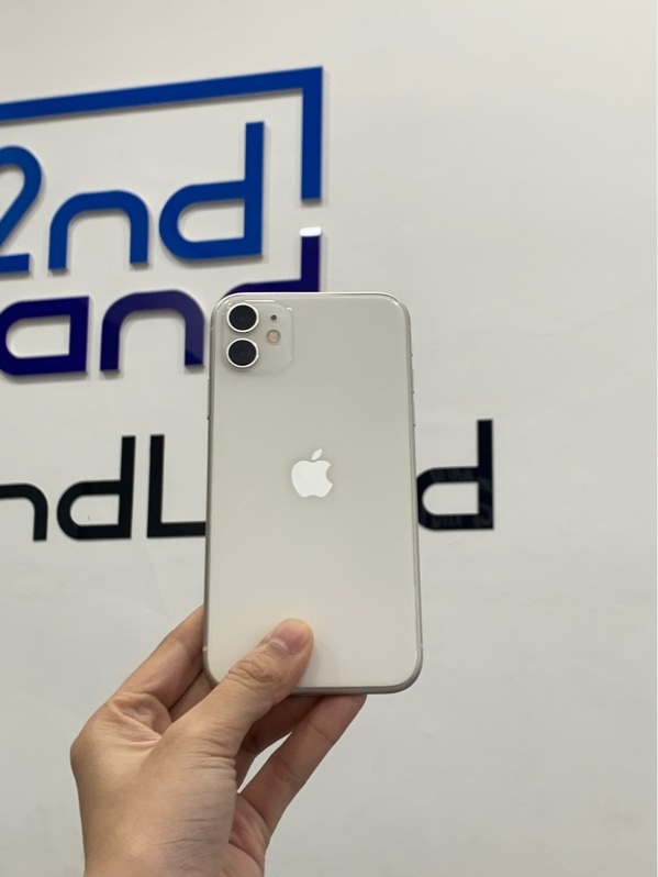 Điện thoại iPhone 11 - VN/A - 128GB - IOS 26.3.1 - Màu trắng - Pin 98% đã thay - Ngoại hình: 97% - Màn ám hồng + phản quang - Body