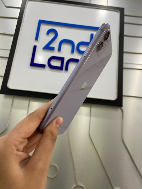 Điện thoại iPhone 11 - VN/A - 128GB - Pin 100% thay new - Màu tím - Ngoại hình: 98% - Màn ám hồng viền nhẹ - Body