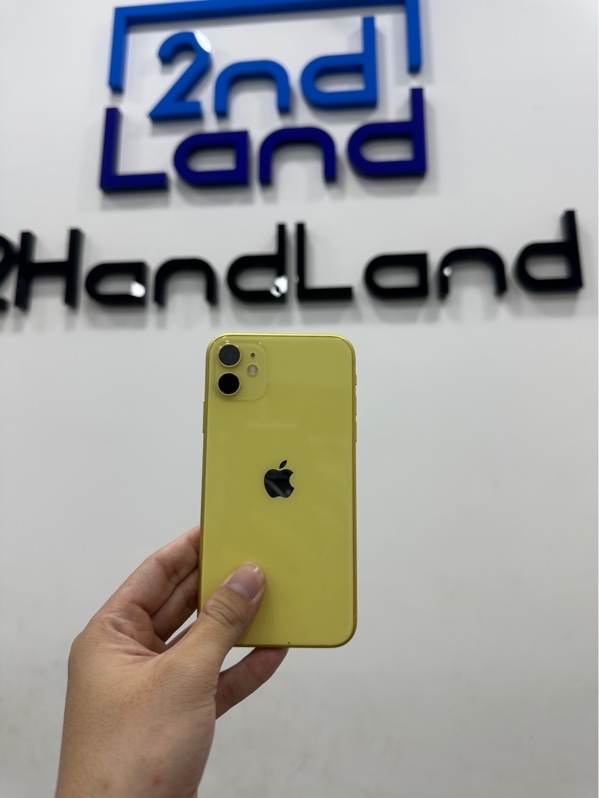 Điện thoại iPhone 11 - VN/A - 64GB - IOS 18.1.1 - Pin 100% thay new - Màu vàng - Ngoại hình 97% - màn ép kính - Body