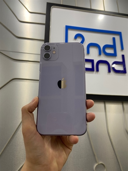 Điện thoại iPhone 11 - VN/A - 64GB - Pin 100% thay new - Màu tím - Ngoại hình: 97% - Màn ám - Body