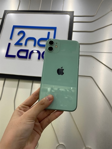 Điện thoại iPhone 11 - VN/A - 64GB - Pin 100% thay new - Màu xanh - Ngoại hình: 97% - Màn ám xanh - Body