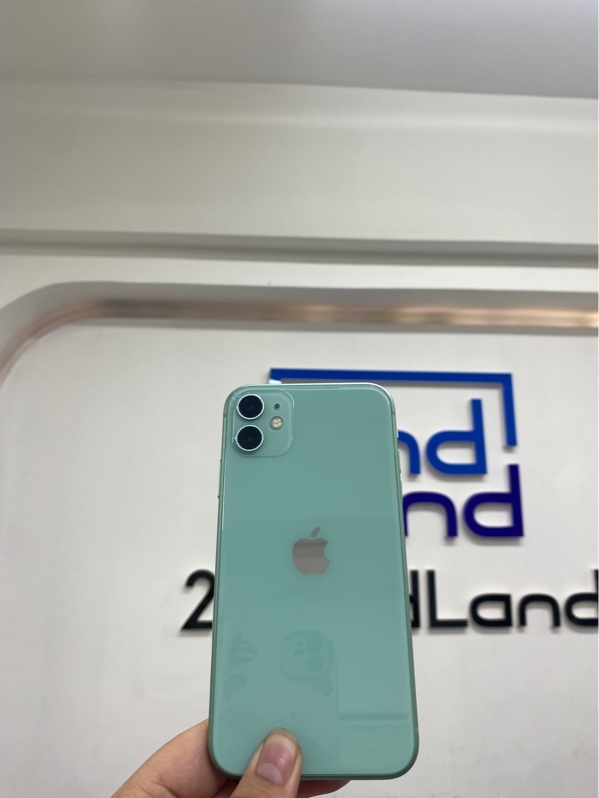 Điện thoại iPhone 11 - VN/A - IOS 17.1.2 - 64Gb - Màu xanh - Pin thay 100% - Ngoại hình 97% - Body