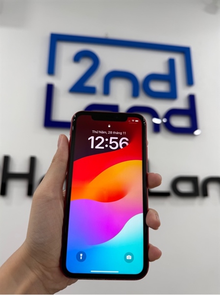 Điện thoại iPhone 11 - VN/A - IOS 17.6.1 - 128GB - Màu đỏ - Pin LKKXĐ - Ngoại hình 97% - màn viền dưới trầy , viền ám xanh - Box kèm sạc 3