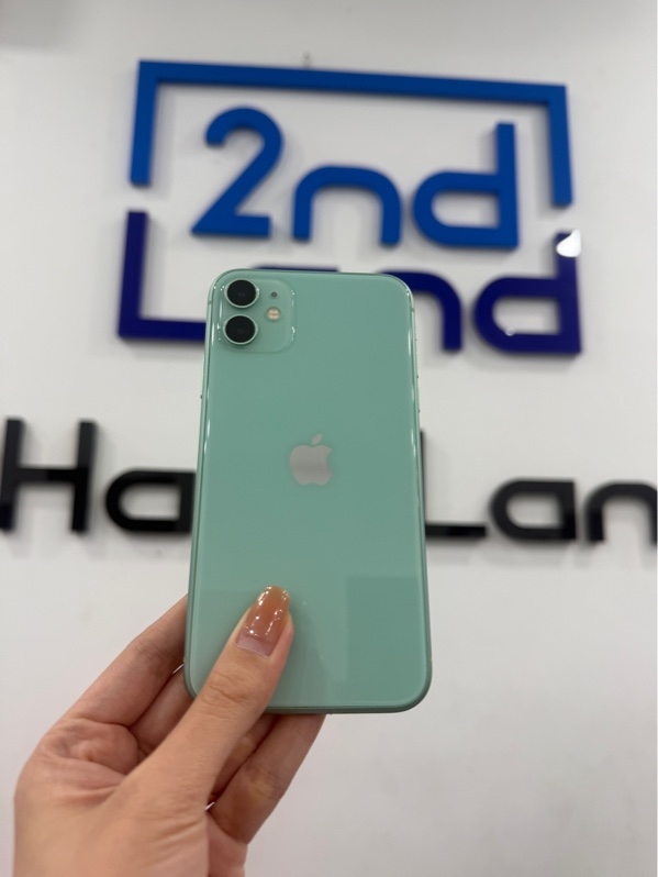 Điện thoại iPhone 11 - VN/A - IOS 26.3.1(a) - 128GB - Màu xanh - Pin thay 100% - Ngoại hình 97% - Màn LKKXD báo dòng , màn trầy , sườn cấn , viền ngoài ám xanh - Body