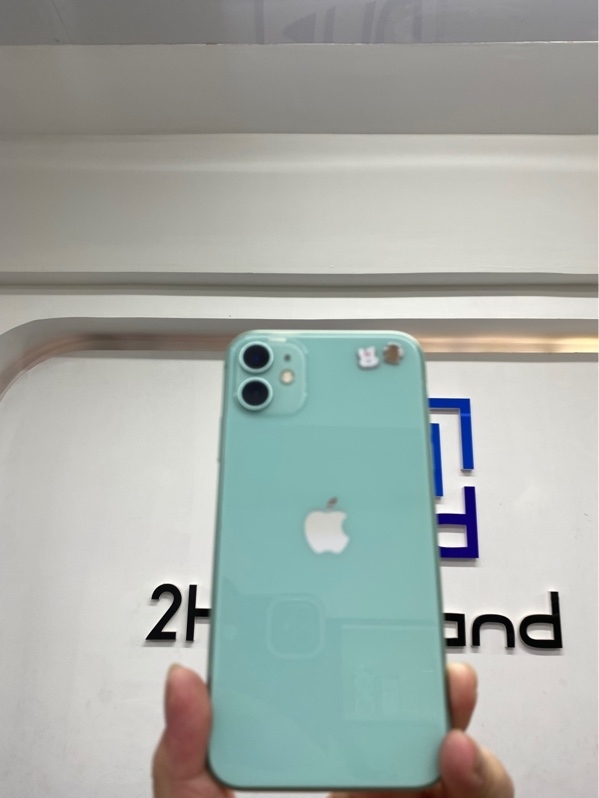 Điện thoại iPhone 11 - VN/A - IOS 26.4.2 - 128gb - Màu xanh - Pin thay 100% - Ngoại hình 97% - màn ép kính, màn xước dăm - Body