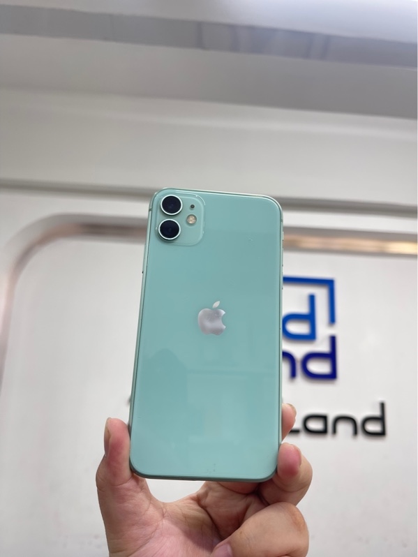 Điện thoại iPhone 11 - VN/A - IOS 26.5 - 64gb - Màu xanh mint - Pin thay 100% - Ngoại hình 96% - màn trầy, ám xanh, cấn sườn - Body -