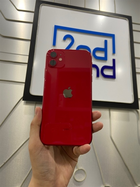 Điện thoại iPhone 11 - Z/A - 128GB - Pin 100% thay new - Màu đỏ - Ngoại hình: 95% - Màn ám, đã thay lưng - Body
