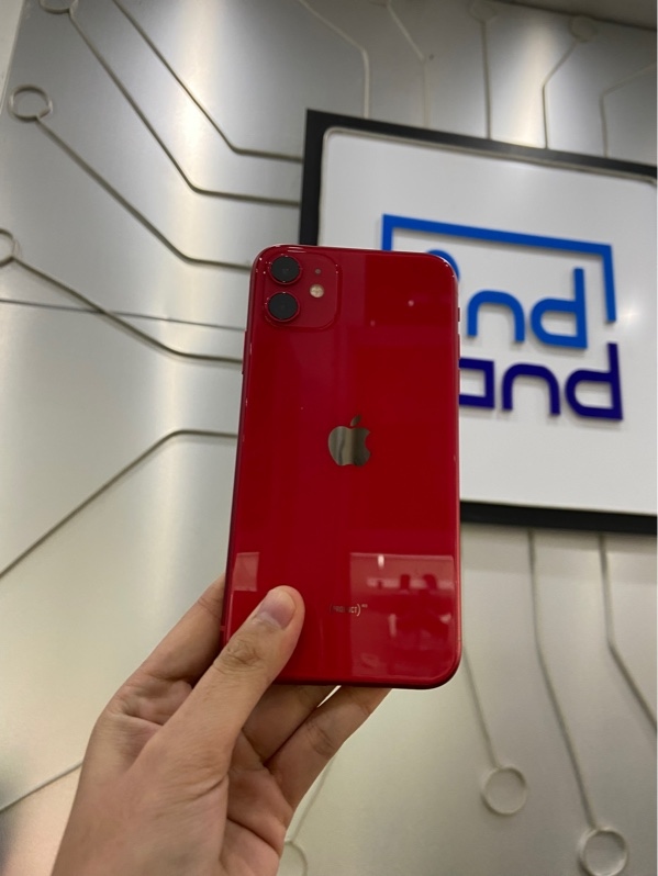 Điện thoại iPhone 11 - ZA/A - 64GB - Pin 100% thay new - Màu đỏ - Ngoại hình: 97% - Màn linh kiện, phản quang, loa rè, đã thay vỏ - Body