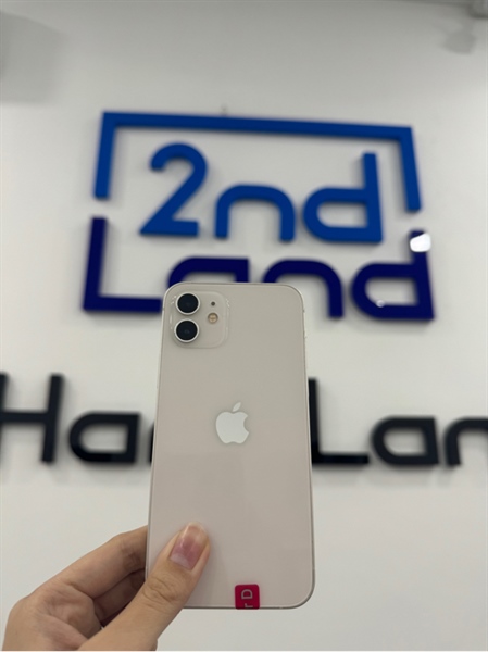 Điện thoại iPhone 12 - 3B/A - IOS 17.5.1 - 64GB - Màu trắng - Pin 83% - Ngoại hình 97% - Kèm sạc