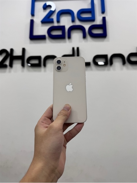 Điện thoại iPhone 12 - J/A - 64GB - IOS 26.2 - Pin 100% thay new - Màu trắng - Ngoại hình 97% - Body.