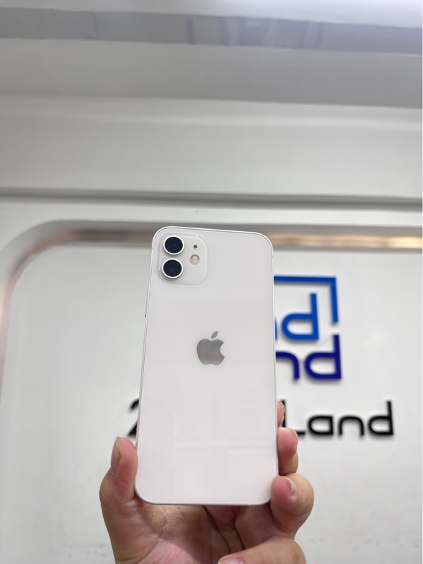 Điện thoại iPhone 12 - KH/A - IOS 26.5 - 128gb - Màu trắng - Pin 97% - Ngoại hình 98% - Màn thay bóc máy - Body
