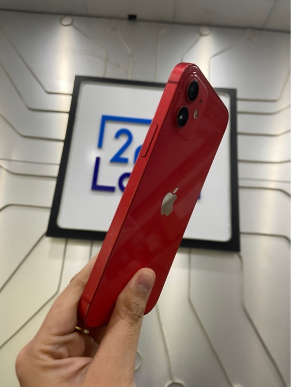 Điện thoại iPhone 12 - KH/A - IOS 26.5.2 - 128GB - Pin 85% - Màu đỏ - Ngoại hình: 96% - Trầy xước - Body