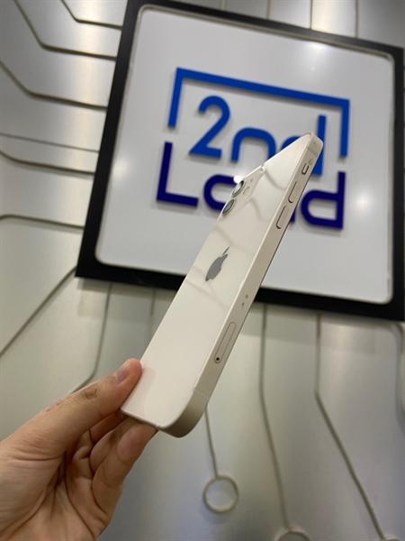 Điện thoại iPhone 12 - LL/A - 128GB - Pin 100% thay new - Màu trắng - Ngoại hình 96% - Mất faceID, đã thay vỏ - Body 1