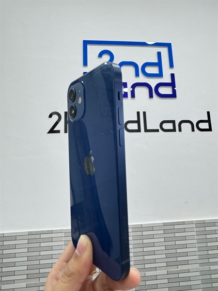 Điện thoại iPhone 12 - LL/A - 256GB - Màu xanh - Pin 100% - Ngoại hình 98% - Body 1