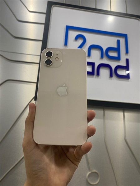 Điện thoại iPhone 12 - LL/A - 64GB - IOS 18 - Pin 100% - Màu trắng - Ngoại hình: 97.5% - Body