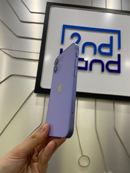 Điện thoại iPhone 12 Mini - KH/A - 128GB - IOS 26 - Pin 100% thay new - Màu tím - Ngoại hình: 98% - Màn ép kính - Body 1