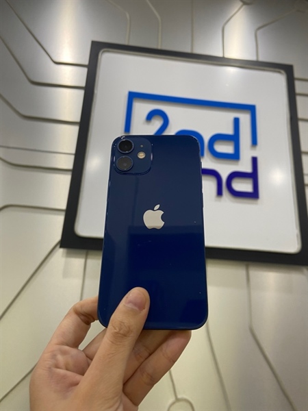 Điện thoại iPhone 12 Mini - KH/A - 128GB - Pin 100% thay new - Màu xanh - Ngoại hình: 98% - Màn ép kính - Body