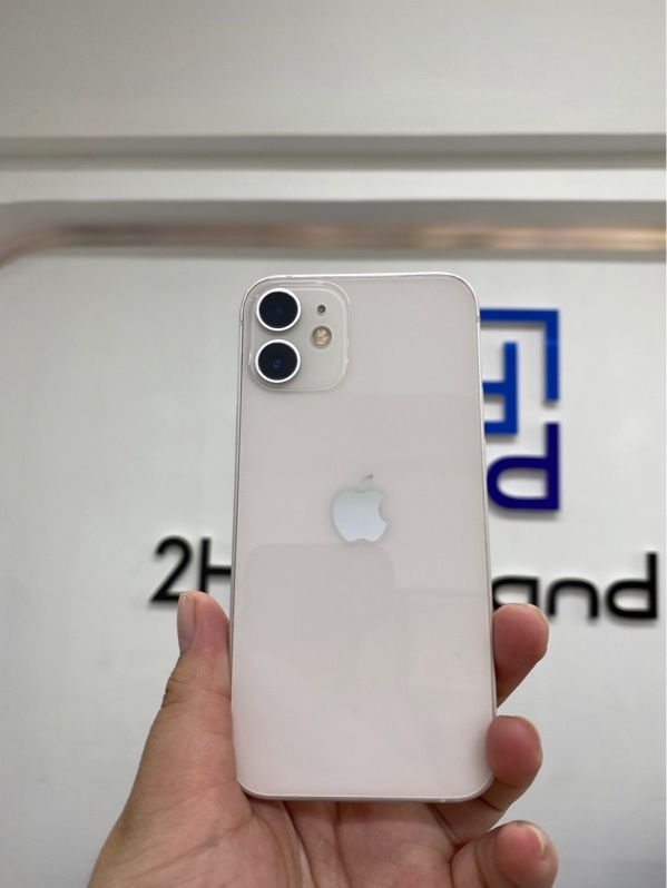 Điện thoại iPhone 12 mini - KH/A - 256 gb - Màu trắng - Pin thay 100% - Ngoại hình 96% - Cam thay - Body