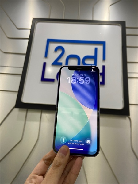 Điện thoại iPhone 12 Mini - KH/A - 64GB - Sim vật lý - Pin 100% thay new - Màu tím - Ngoại hình: 97% - Màn xước - Body 3