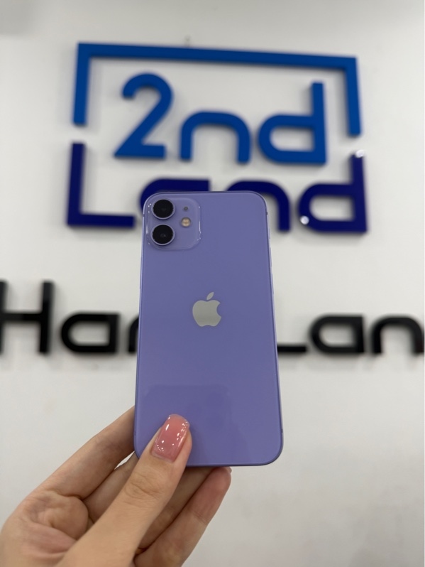 Điện thoại iPhone 12 Mini - KH/A - IOS 26.4.2 - 128gb - Màu tím - Pin 96% - Ngoại hình 97% - màn trầy , cấn góc nhẹ - Body