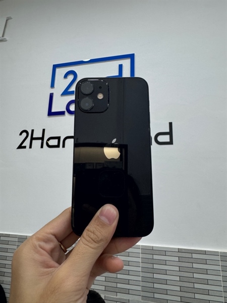 Điện thoại iPhone 12 Mini - LL-A - 128GB - Màu đen - Pin 100% linh kiện - Ngoại hình 98% - Màn ép kính - Body