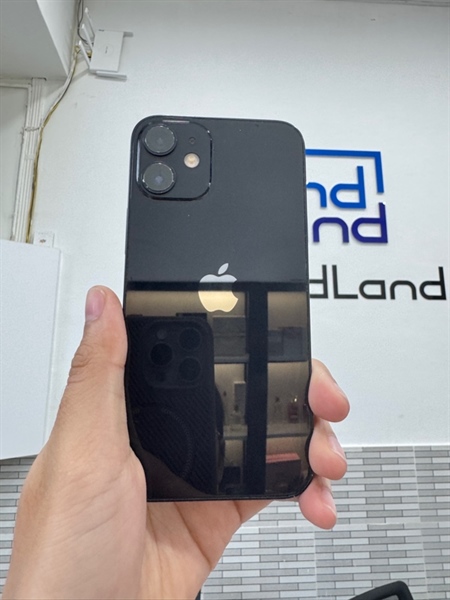Điện thoại iPhone 12 Mini - VN/A - 64GB - Màu đen - Pin linh kiện 98% - Ngoại hình 97% - Màn xước, trầy sườn- Body
