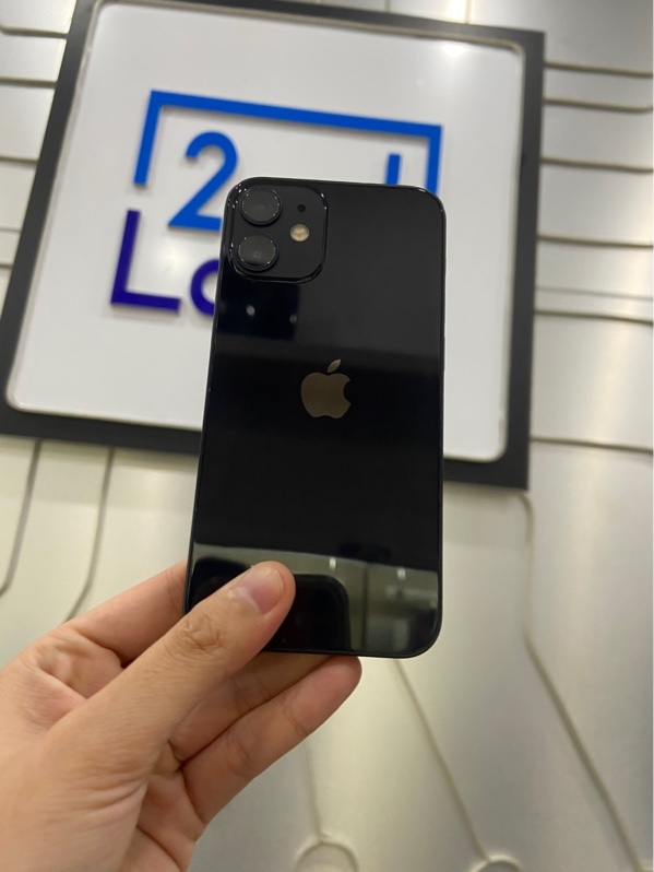 Điện thoại iPhone 12 Mini - ZP/A - 64GB - Pin 100% đã thay - Mã N đổi trả bảo hành - Màu xanh - Ngoại hình: 97% - máy báo có linh kiện sửa chữa chính hãng - màn ám viền vàng - Kèm Box+cáp