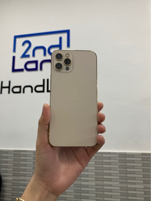 Điện thoại iPhone 12 Pro - KH/A - 128GB - Màu gold - Pin 100% đã thay chính hãng - Ngoại hình: 98% - Màn thay chính hãng - Body