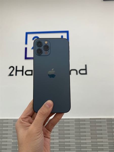 Điện thoại iPhone 12 Pro - KH/A - 128GB - Màu xanh - Pin 100 chu kì sạc 116 đã thay - Ngoại hình: 97% - Trầy cấn, màn xước - Body