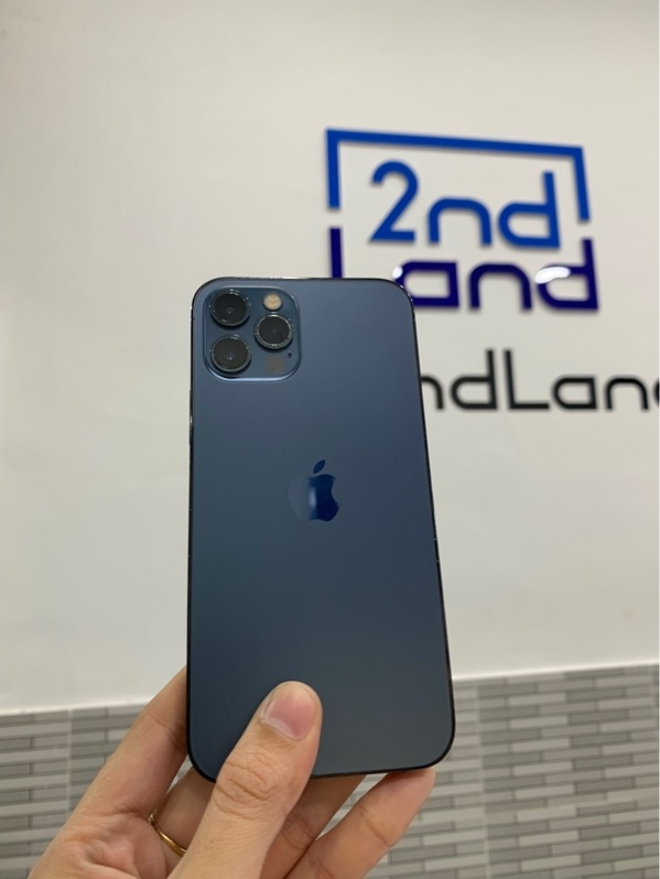 Điện thoại iPhone 12 Pro - KH/A - 128GB - Màu xanh - Pin linh kiện 93% chu kì sạc 638 lần - Ngoại hình: 97% - Body