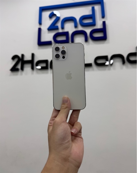 Điện thoại iPhone 12 Pro - KH/A - 256GB - IOS 26.0.1 - Pin 100% thay new linh kiện chính hãng - Màu trắng - Ngoại hình 98.5% - Body