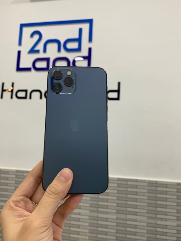Điện thoại iPhone 12 Pro - LL/A - 128GB - Màu xanh - Pin 85% - Ngoại hình: 97% - Màn lưu ảnh, trầy sườn - Body