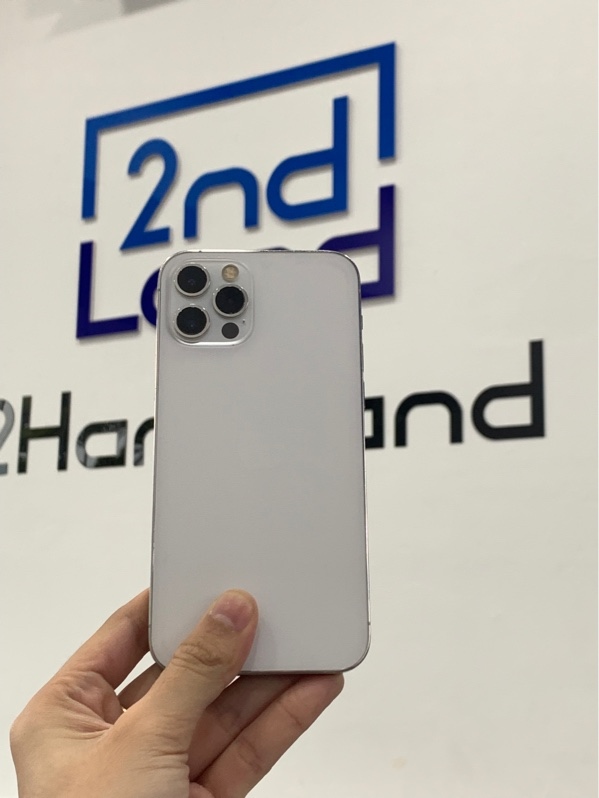 Điện thoại iPhone 12 Pro - LL/A - 256GB - Màu bạc - Pin linh kiện 95% chu kì sạc 405 lần - Ngoại hình: 97% - Lưng hằn - Body