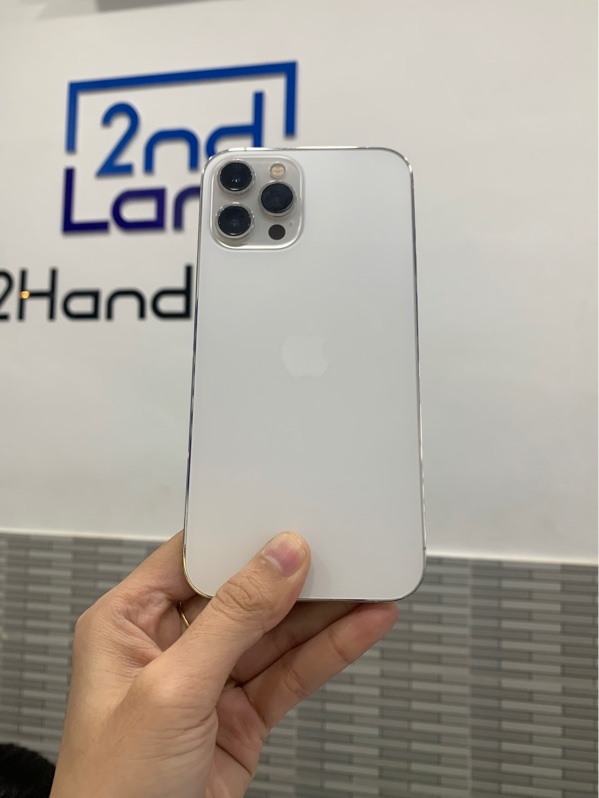 Điện thoại iPhone 12 Pro Max - LL/A - 128GB - Màu bạc - Pin 100% đã thay - Ngoại hình: 97% - Body