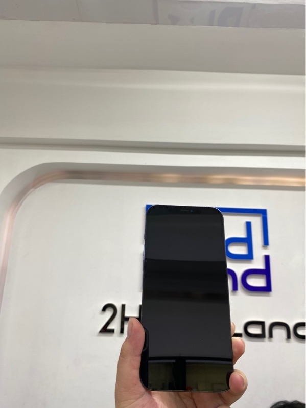 Điện thoại iPhone 12 pro max - LL/A - IOS 26.5 - 128gb - Màu xanh dương - Pin thay 100% chu kỳ sạc 299 - Ngoại hình 98% - Màn lưu ảnh, trầy nhẹ, màn hình thay chính hãng - Body