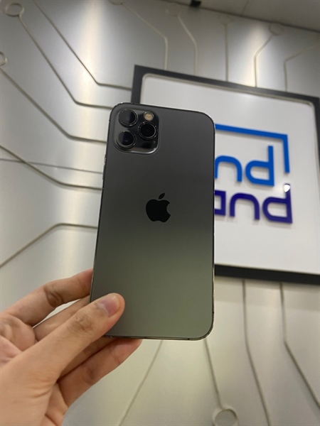 Điện thoại iPhone 12 Pro - VN/A - 128GB - Sim vật lý - Pin 100% thay new - Màu xám - Ngoại hình: 97% - Đã thay lưng , viền màn trầy, màn ép kính, cam chính trầy - Body