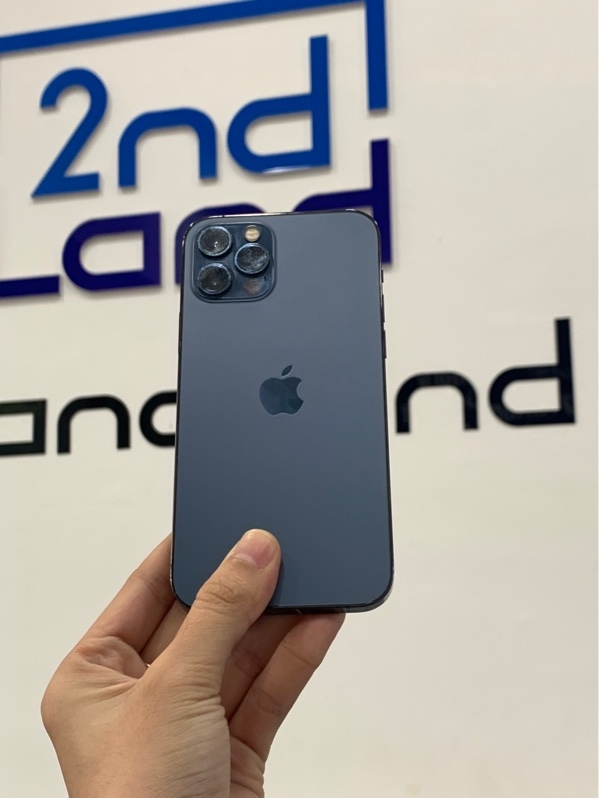 Điện thoại iPhone 12 Pro - VN/A - 256GB - Màu xanh - Pin 84% chu kì sạc 1260 lần - Ngoại hình: 97% - Body + màn trầy nhiều - Body