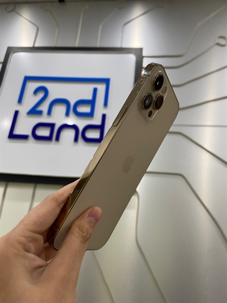 Điện thoại iPhone 12 Promax - 3J/A - 128GB - Pin 100% đã thay linh kiện - Màu gold - Ngoại hình: 97% - Màn trầy - Body 1