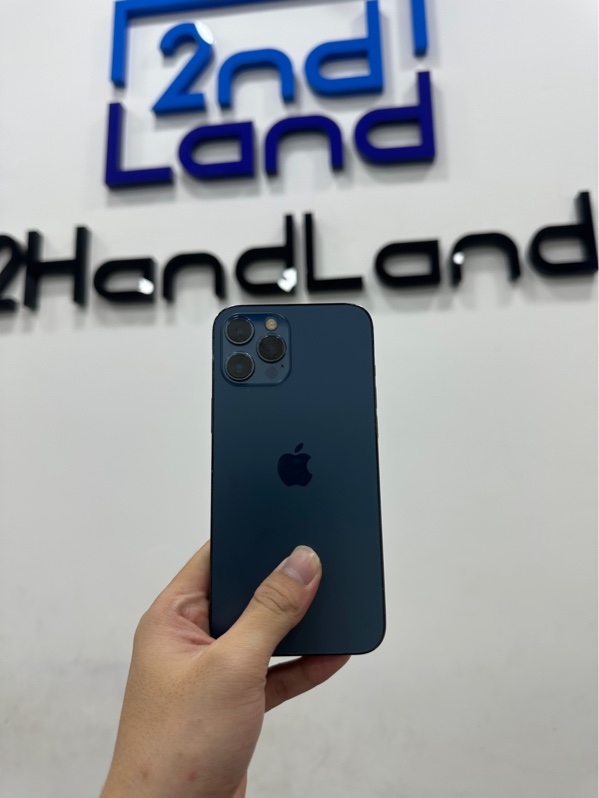 Điện thoại iPhone 12 Promax - AA/A - 128GB - IOS 26.3 - Pin 91% đã thay báo không xác định - Màu xanh - Ngoại hình 97% - Body