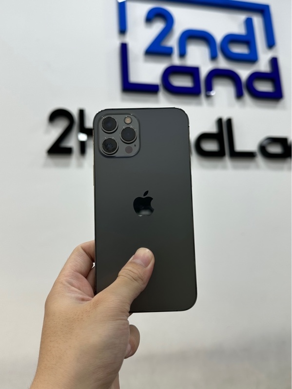 Điện thoại iPhone 12 Promax - CH/A - 256GB - IOS 26.5 - Pin 100% - Màu đen - Ngoại hình 97% - Body