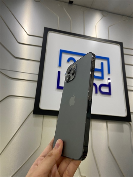 Điện thoại iPhone 12 Promax - KH/A - 128GB - IOS 18.6.2 - Pin thay new - Màu đen - Ngoại hình: 97.5% - Màn lưu ảnh nhẹ icon - Body 1