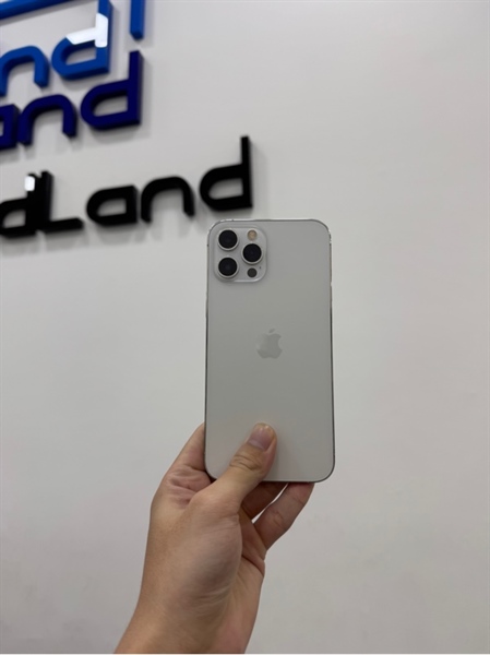 Điện thoại iPhone 12 Promax - LL/A - 128GB - IOS 26.1 - Pin 100% thay new - Màu trắng - Ngoại hình 97% - Body