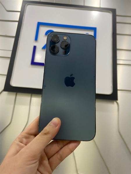 Điện thoại iPhone 12 Promax - LL/A - 128GB - IOS 26.2 - Pin 100% thay new - Màu xanh - Ngoại hình: 97% - Body