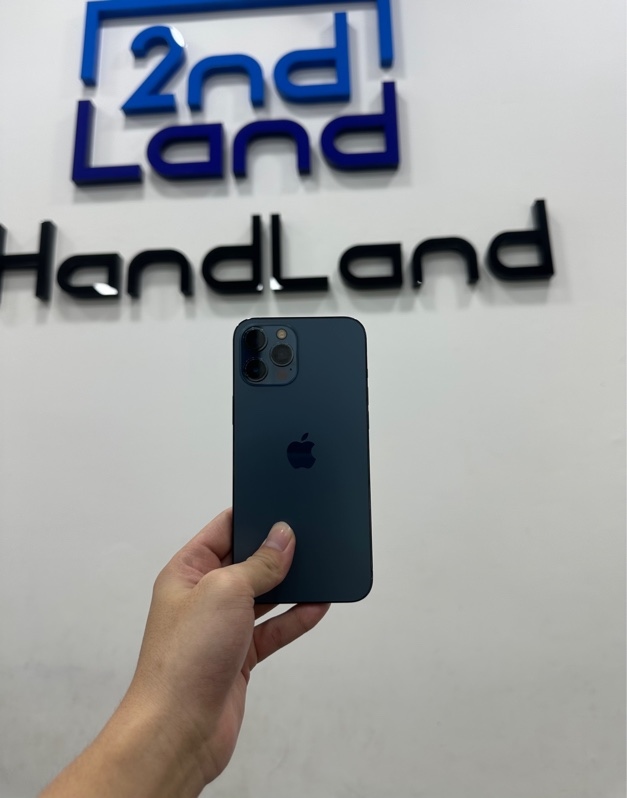 Điện thoại iPhone 12 Promax - LL/A - 128GB - IOS 26.2 - Pin 100% thay new - Màu xanh - Ngoại hình 97% - Màn ép kính ,camera thay chính hãng - Body