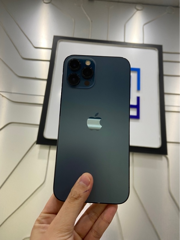 Điện thoại iPhone 12 Promax - LL/A - 128GB - IOS 26.4 - Pin 98% - Màu xanh - Ngoại hìn: 98% - Body